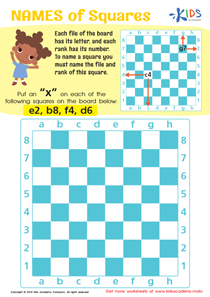 Square Names Quiz Worksheet: Free Printable PDF for Children